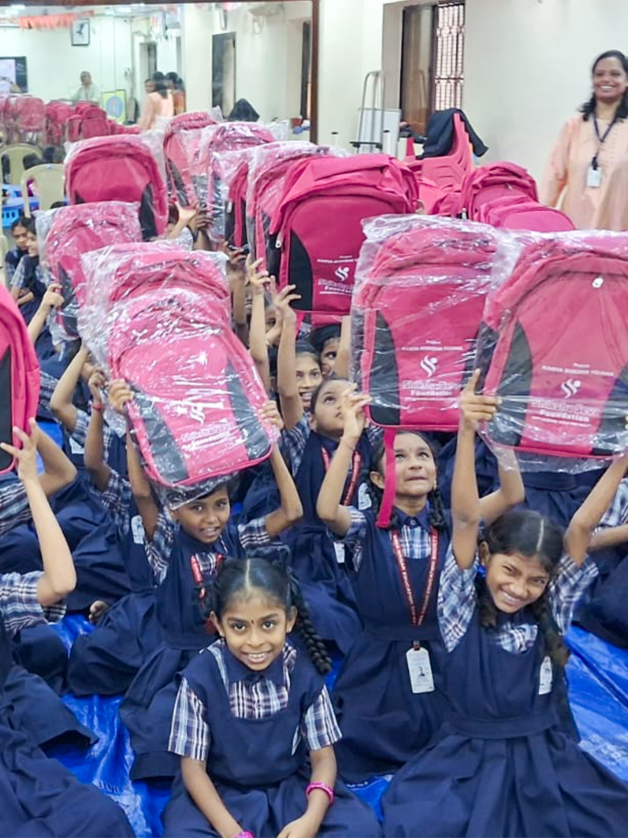 School children in uniform